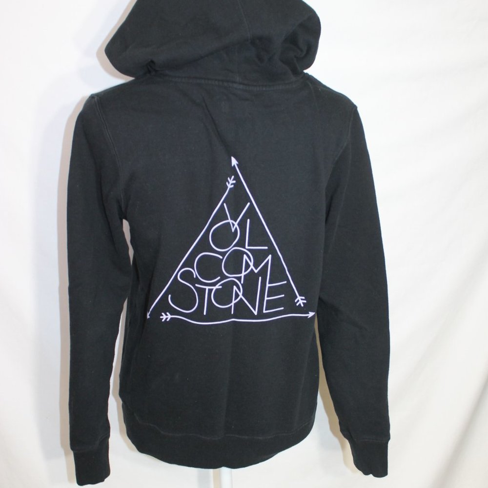 Volcom Black Hoodie Size Small "Volcom Stone" Log… - image 3